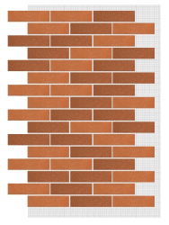 Tehlov� roho� AMK 523, v tmav��ch tehlovo oran�ov�ch odtie�och